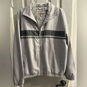 Men’s Vintage Weatherproof lined zippered jacket with pockets EUC Size Medium